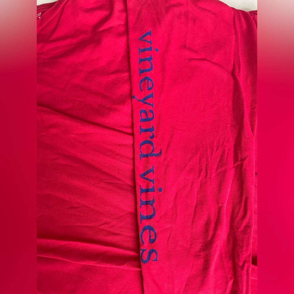 Long Sleeve Red Shirt with pocket